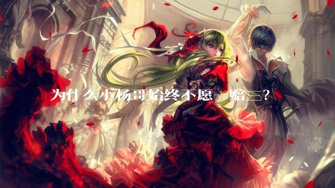 为什么小杨哥始终不愿一赔三？