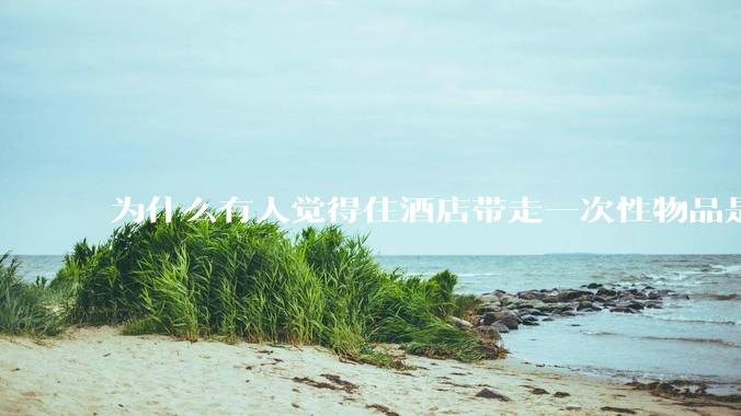 为什么有人觉得住酒店带走一次性物品是低素质行为？